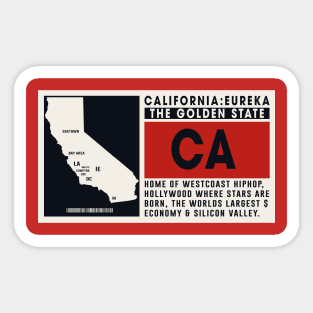 California CA Sticker